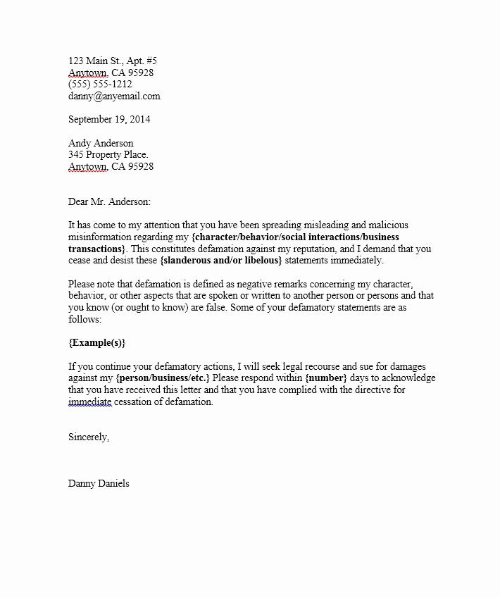 Free Cease and Desist Letter Beautiful 30 Cease and Desist Letter Templates [free] Template Lab