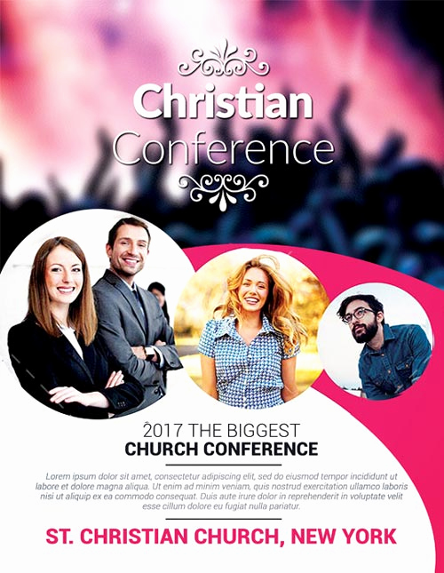 Free Church Flyer Templates New Christian Conference Church Psd Flyer Template Download
