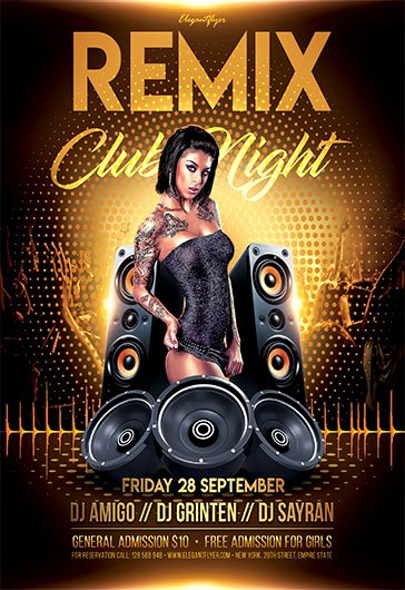 Free Club Flyer Templates New Free Club Flyers Templates In Psd