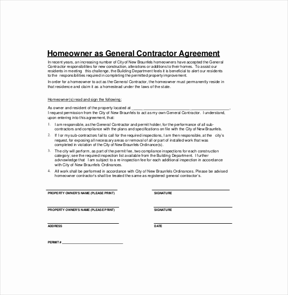 Free Contractor Agreement Template Fresh Contractor Agreement Template – 23 Free Word Pdf Apple