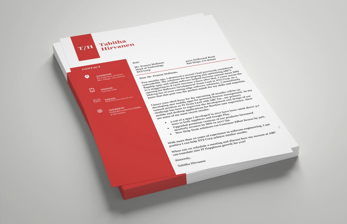 Free Cover Letter Template Word Lovely 12 Cover Letter Templates for Word [best Free Downloadable