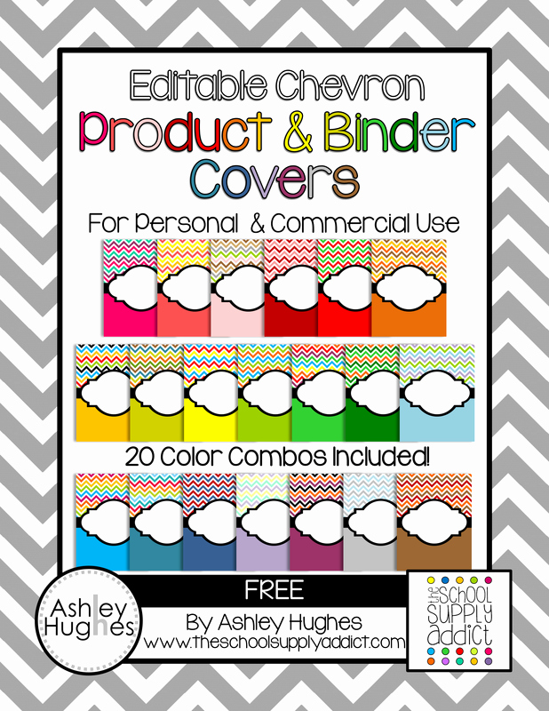 Free Editable Printable Binder Covers Elegant Binder &amp; Product Cover Freebies the School Supply Addict