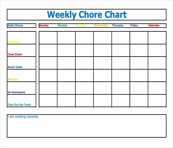 Free Editable Printable Chore Charts Elegant How to Make Good Schedule Using 5 Chore List Template Types