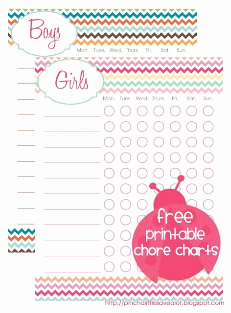 Free Editable Printable Chore Charts Lovely Chore Charts Editable and Free