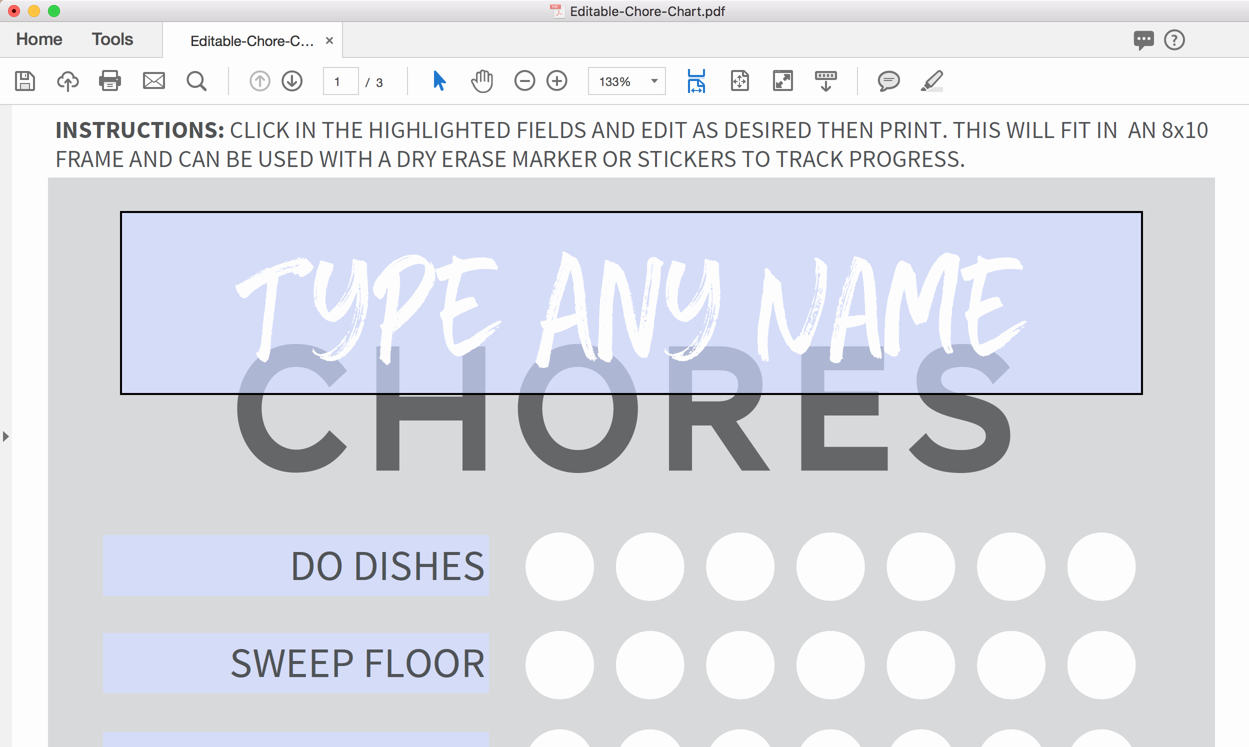 Free Editable Printable Chore Charts Unique Editable &amp; Free Printable Chore Chart Paging Supermom