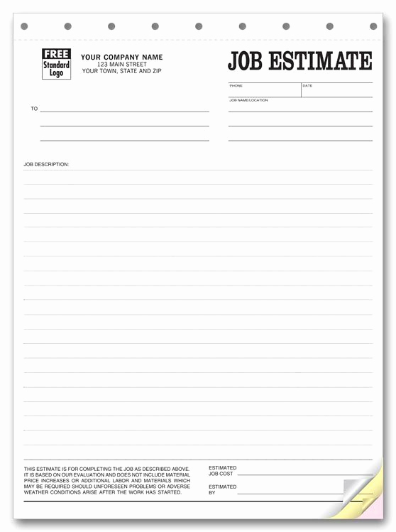 Free Estimate Template Pdf Beautiful Printable Blank Bid Proposal forms