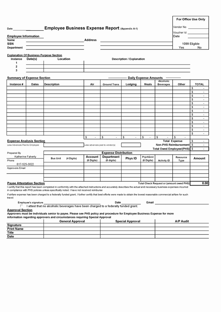 Free Expense Report Template Beautiful 40 Expense Report Templates to Help You Save Money
