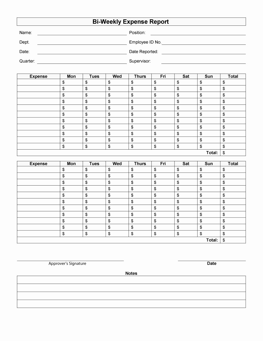 Free Expense Report Template Unique 40 Expense Report Templates to Help You Save Money