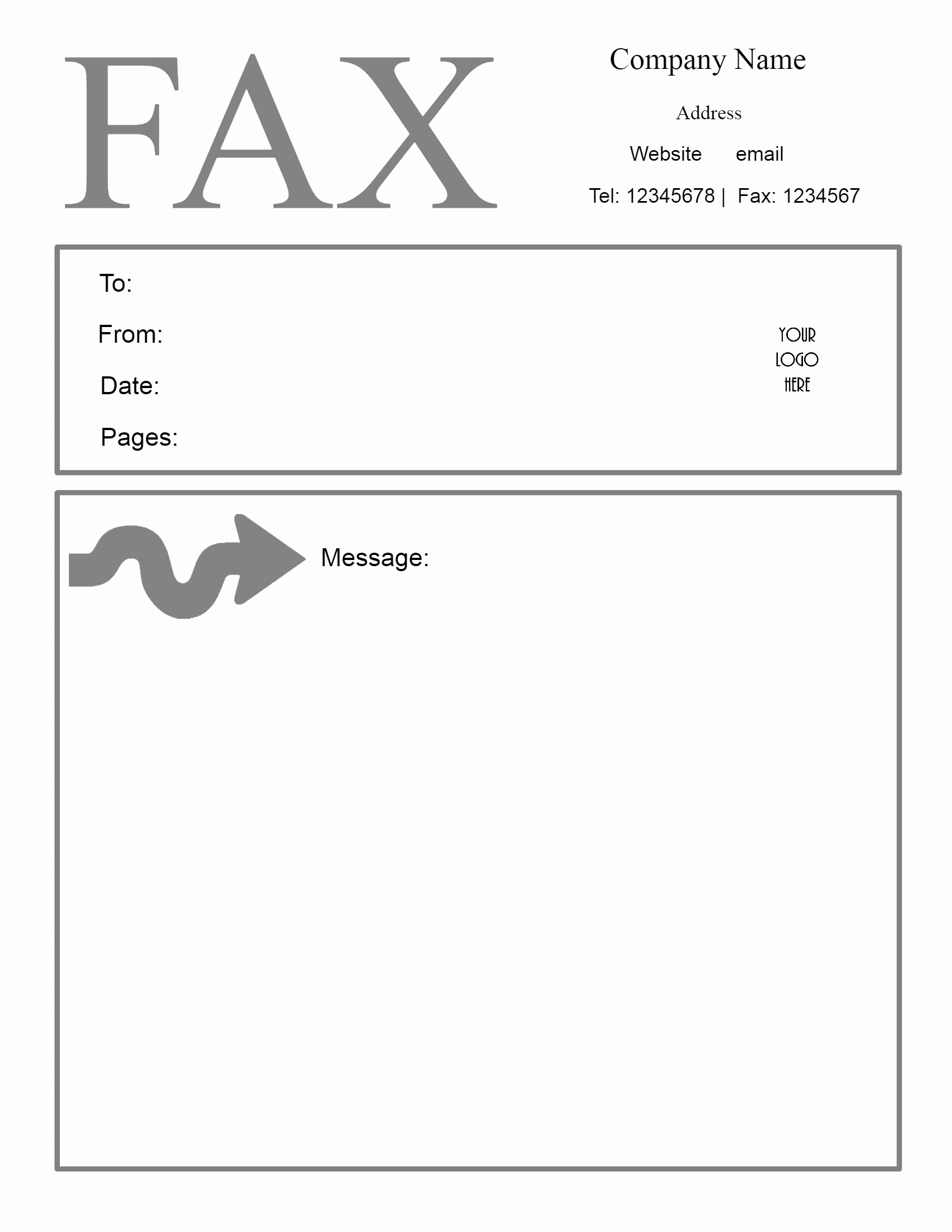 Free Fax Cover Sheets Unique Free Fax Cover Sheet Template