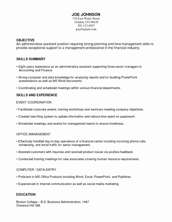 Free Functional Resume Template Best Of 14 Best Administrative Functional Resume Images On
