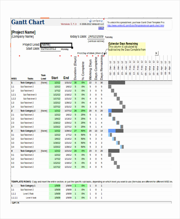 Free Gantt Chart Excel Lovely Gantt Chart Excel Templates