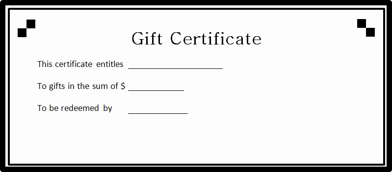 Free Gift Certificate Template Word Best Of Gift Certificate Template