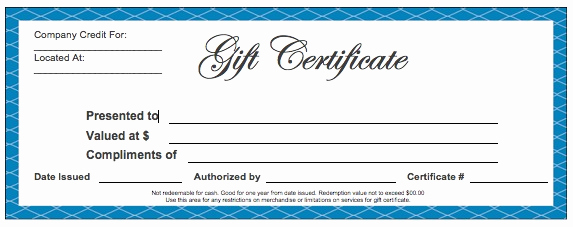 Free Gift Certificate Template Word Unique Download Blank Gift Certificate Templates Wikidownload