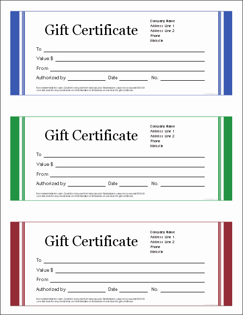 Free Gift Certificate Templates Beautiful Free Gift Certificate Template and Tracking Log