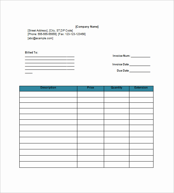 Free Google Sheets Templates Fresh Google Invoice Template 25 Free Word Excel Pdf format