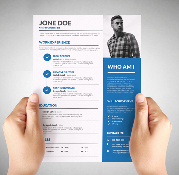 Free Graphic Design Templates Lovely Free Resume Templates for 2017 Freebies