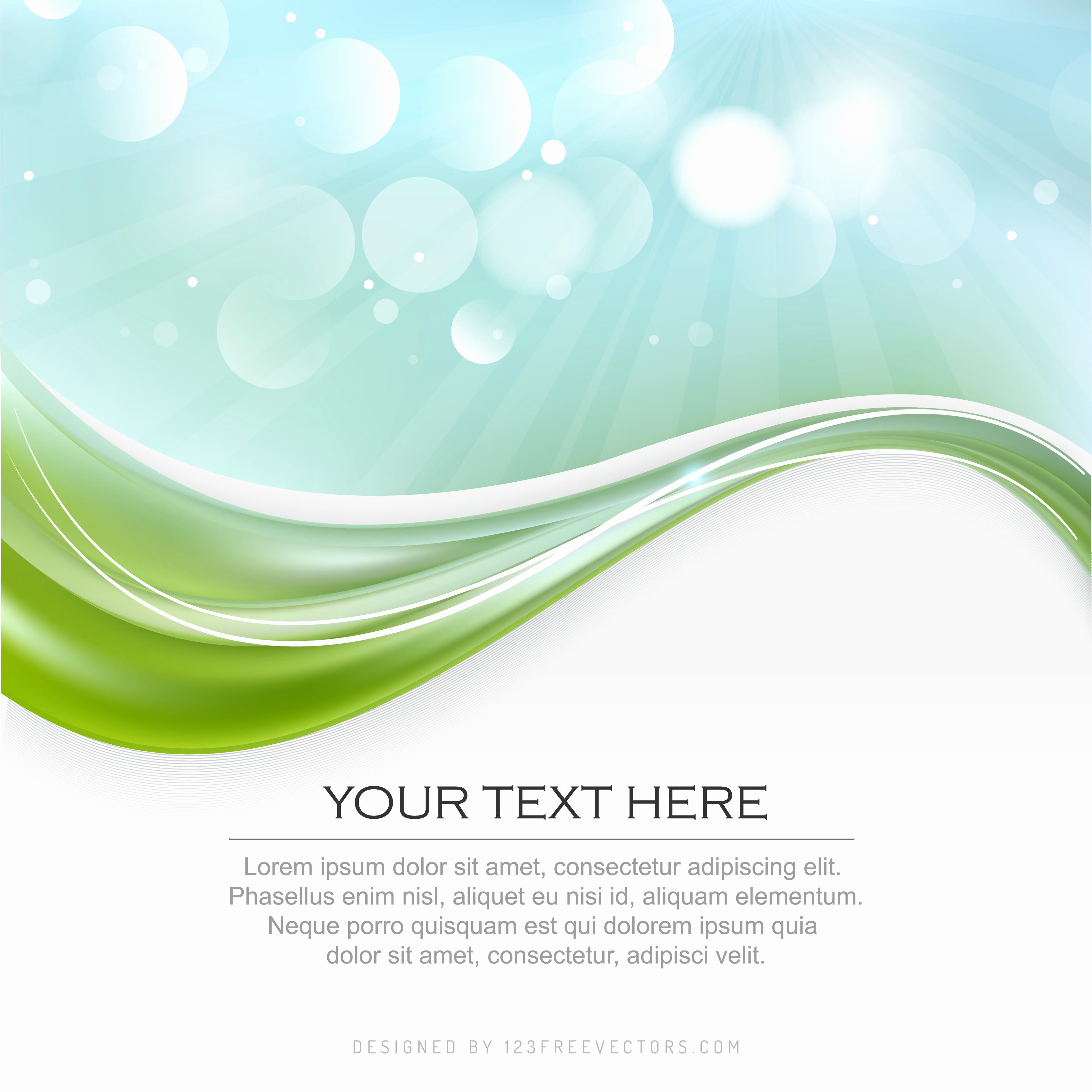 Free Graphic Design Templates New Abstract Blue Green Background Graphic Design Template