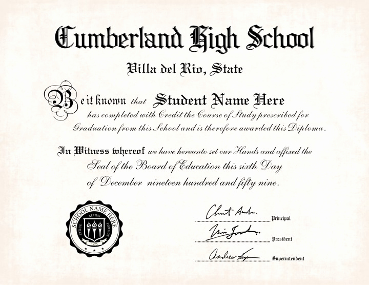 Free High School Diploma Templates Lovely 25 High School Diploma Template 2019 Free Doc