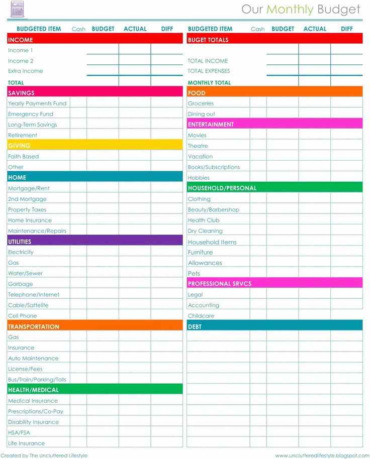 Free Household Budget Worksheet Pdf Inspirational Pin by Printables Kathy Loves