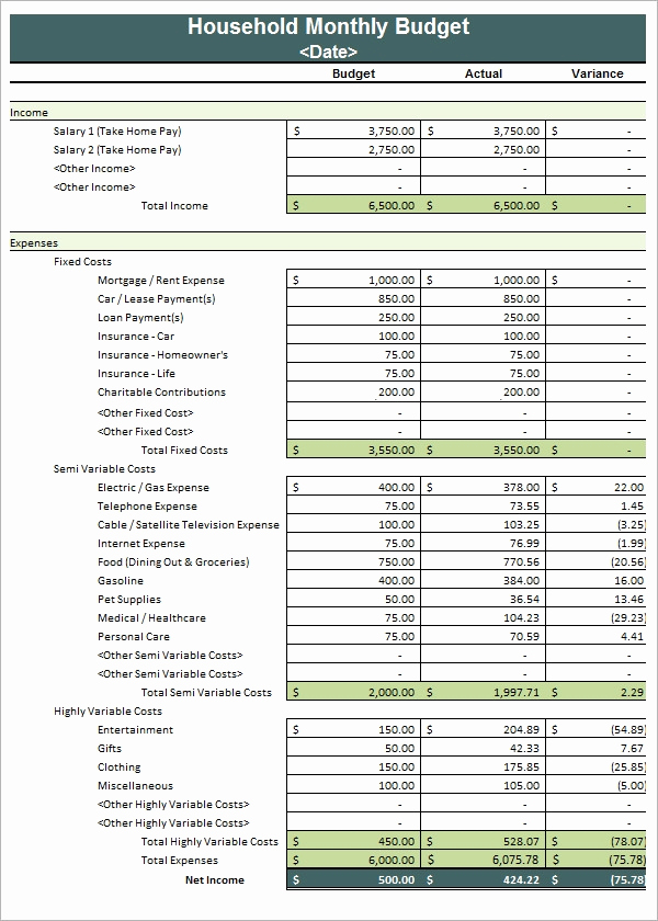 Free Household Budget Worksheet Pdf Luxury Household Bud Template 8 Download Free Documents In