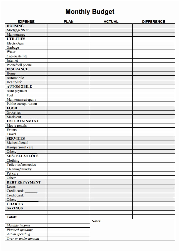 Free Household Budget Worksheet Pdf New Home Bud Template 10 Download Free Documents In Pdf