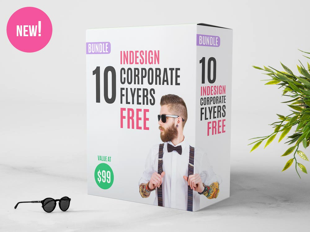 Free Indesign Brochure Templates Awesome Free Indesign Bundle 10 Corporate Flyer Templates