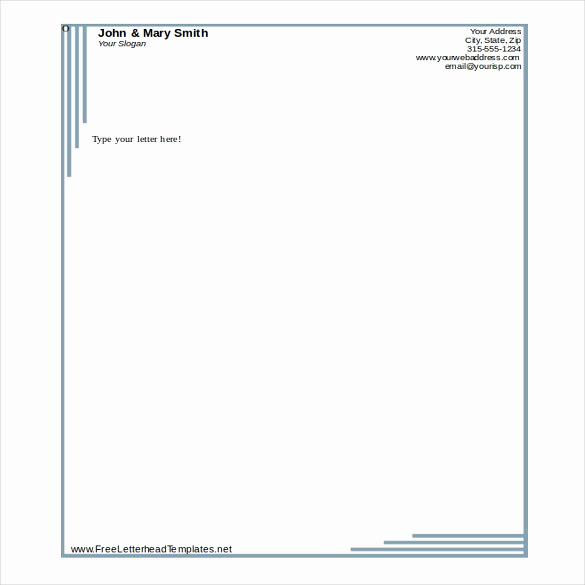 Free Letterhead Template Word Awesome 32 Free Download Letterhead Templates In Microsoft Word