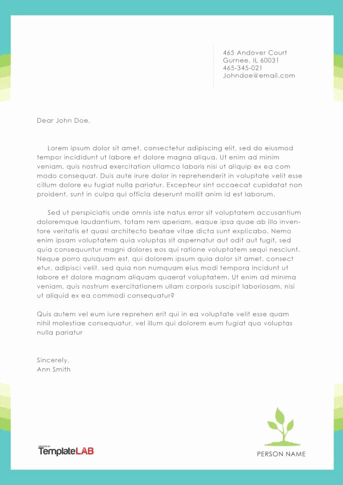Free Letterhead Template Word Best Of 45 Free Letterhead Templates &amp; Examples Pany