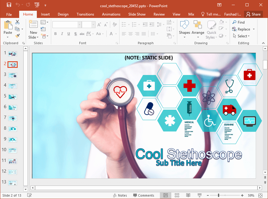 Free Medical Powerpoint Templates Awesome Animated Medical Powerpoint Template