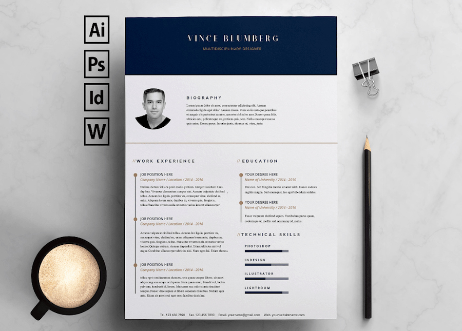 Free Microsoft Word Resume Templates New 50 Best Resume Templates for Word that Look Like Shop