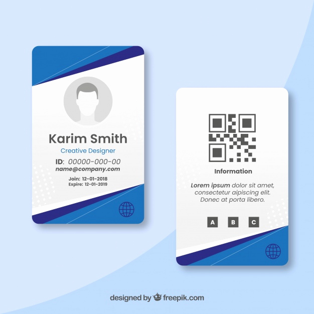 Free Online Id Card Maker Awesome Membership Card Vectors S and Psd Files