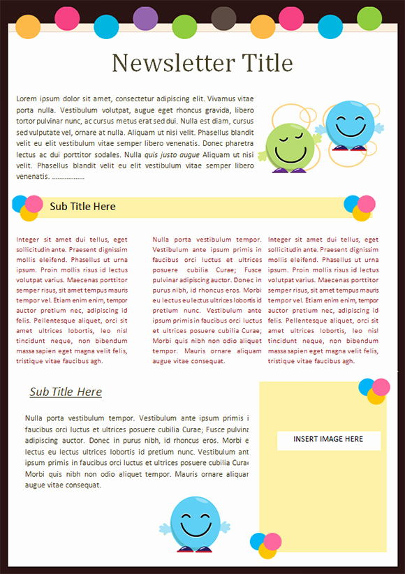 Free Preschool Newsletter Templates Inspirational Kaymbu Blog – Insights for Effective School Home