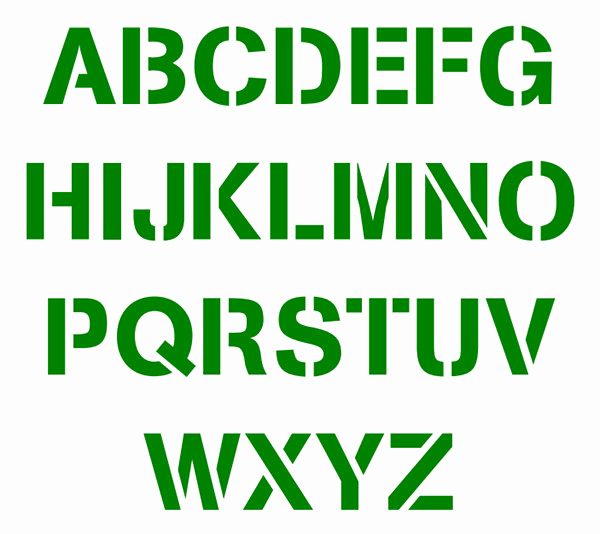 Free Printable Alphabet Stencils Templates Best Of Alphabet Stencils
