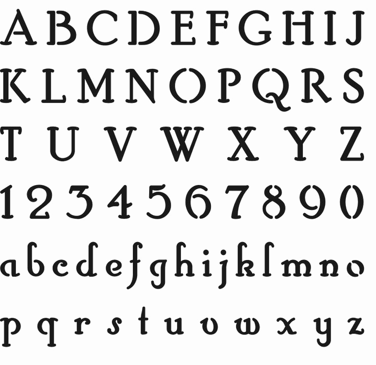 Free Printable Alphabet Stencils Unique 1000 Ideas About Printable Font Stencils On Pinterest