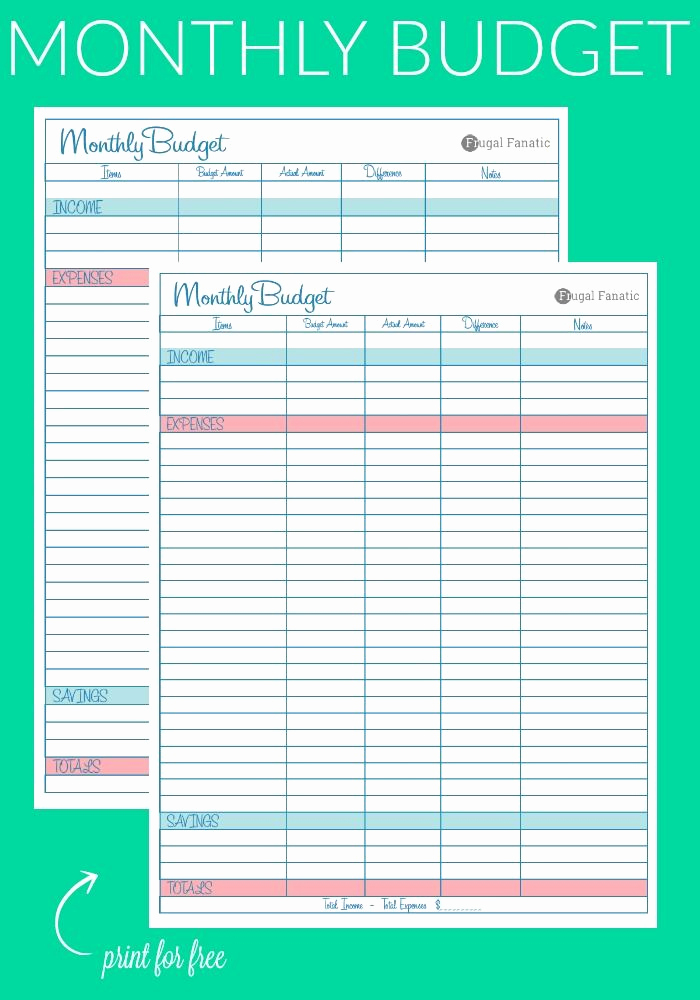 Free Printable Budget Templates Unique Blank Monthly Bud Worksheet