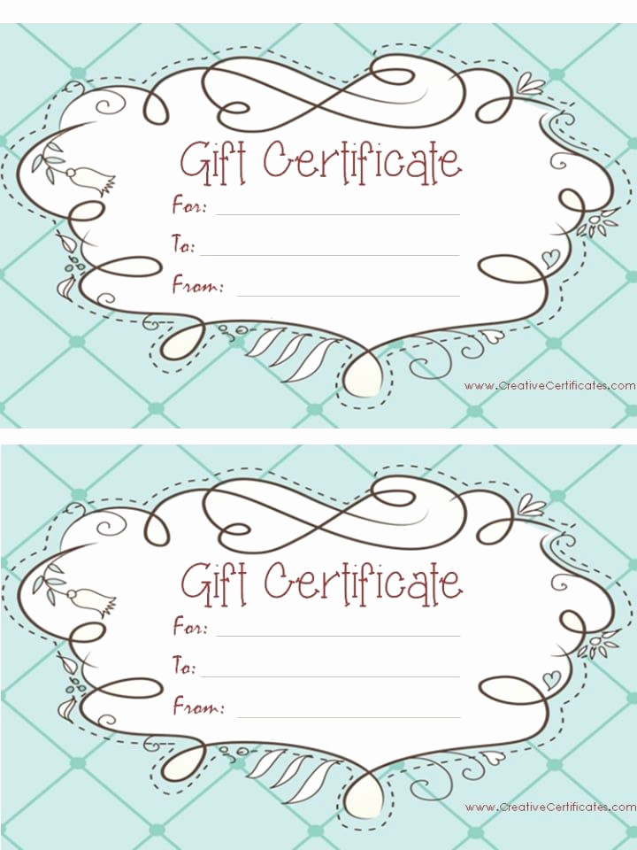 Free Printable Certificate Templates Fresh Light Blue T Certificate Template with A Cute Design
