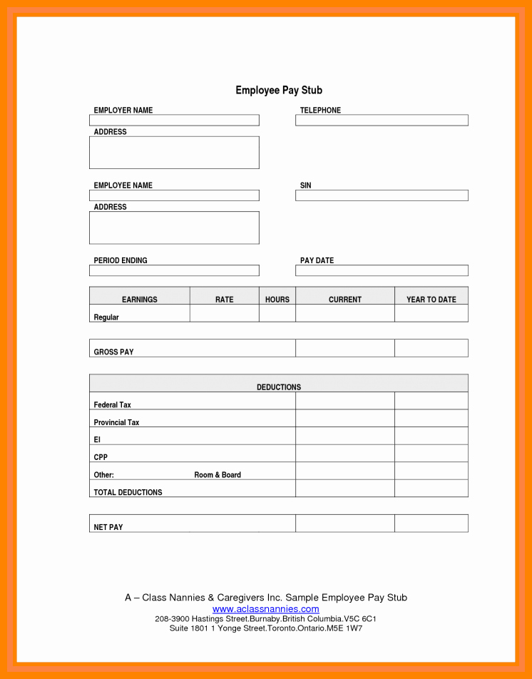 Free Printable Check Stubs Best Of 5 Print Out Paycheck Stubs