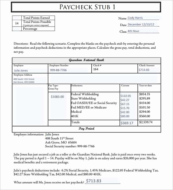 Free Printable Check Stubs Fresh 62 Free Pay Stub Templates Downloads Word Excel Pdf Doc