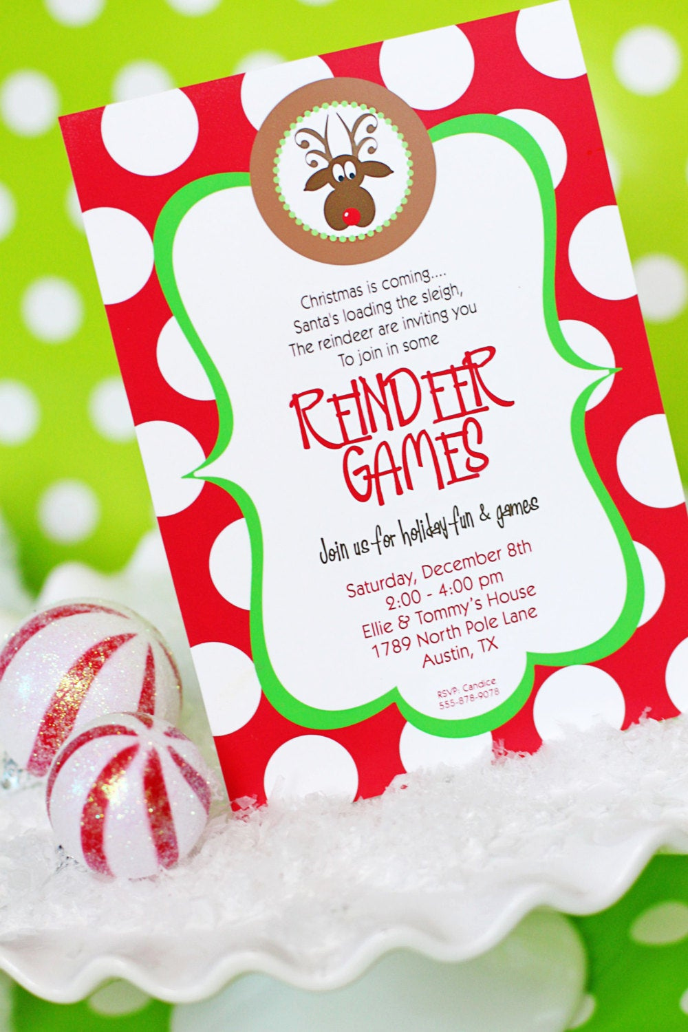 Free Printable Christmas Invitations Inspirational Reindeer Games Invitation Printable Christmas Party