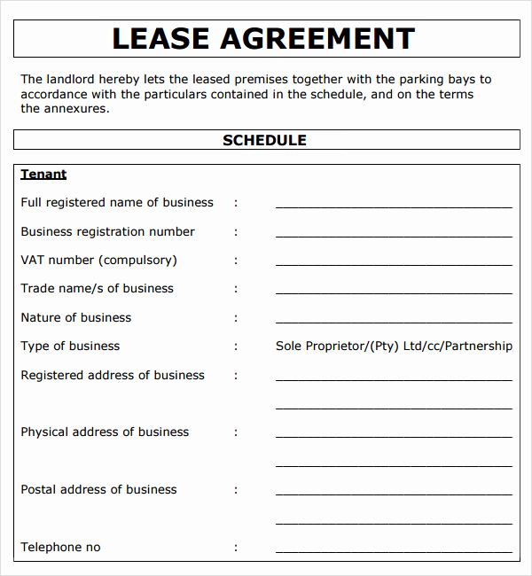 Free Printable Commercial Lease Agreement Unique 13 Mercial Lease Agreement Templates Excel Pdf formats