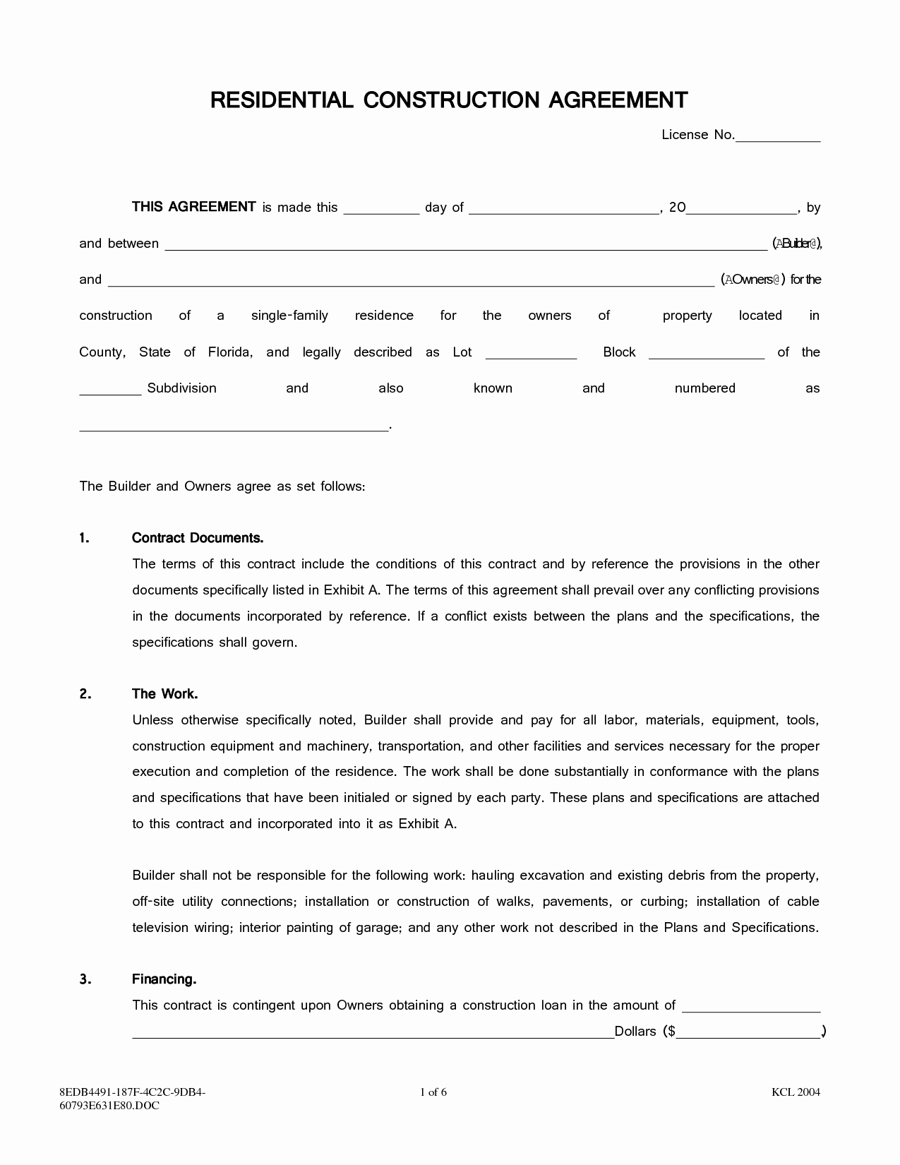 Free Printable Construction Contracts Awesome Pics Of Residential Construction Contracts