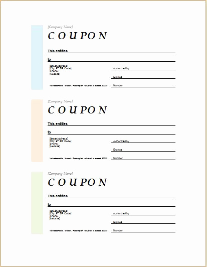 Free Printable Coupon Templates Fresh How to Make Coupons with Sample Coupon Templates