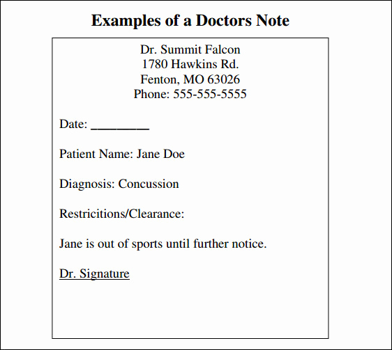 Free Printable Doctors Excuse Beautiful 8 Best Of Blank Printable Doctor Note Pdf Fake
