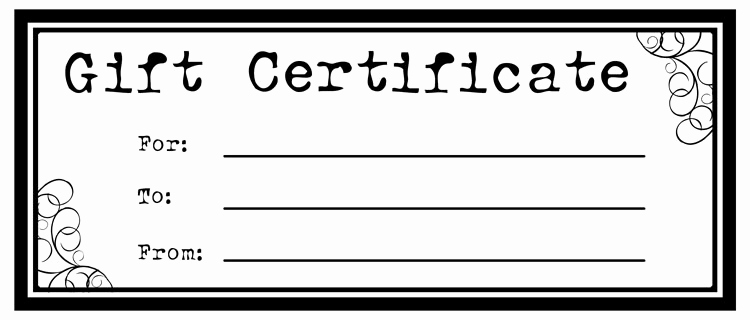 Free Printable Gift Certificate Templates Beautiful T Certificate Template