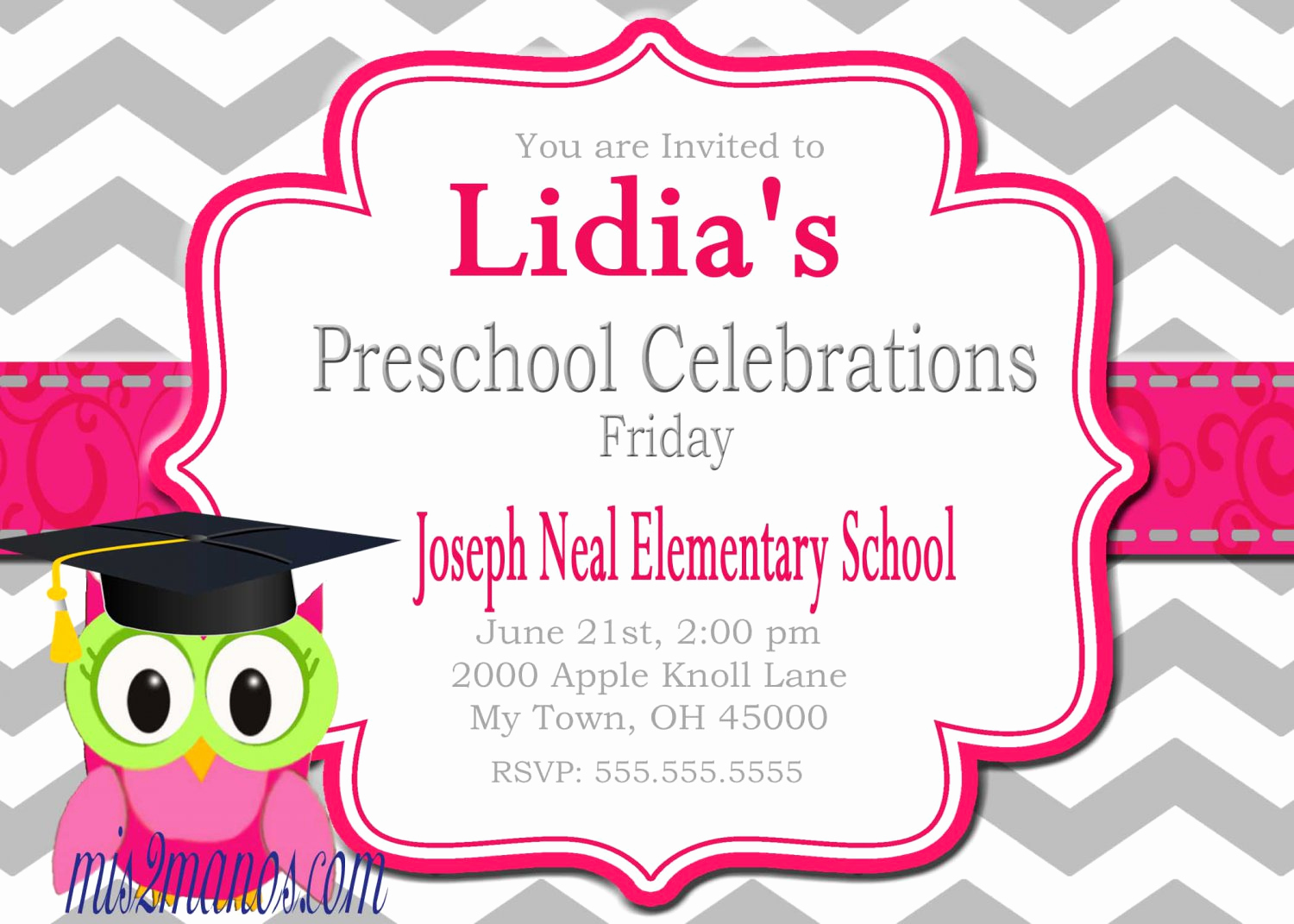 preschool graduation invitations printable invites