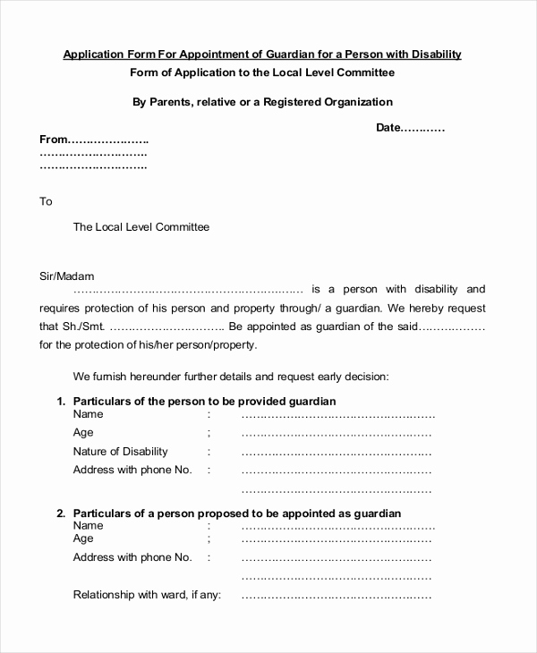 Free Printable Legal Guardianship forms Luxury Free Legal form Sample 7 Free Documents In Pdf