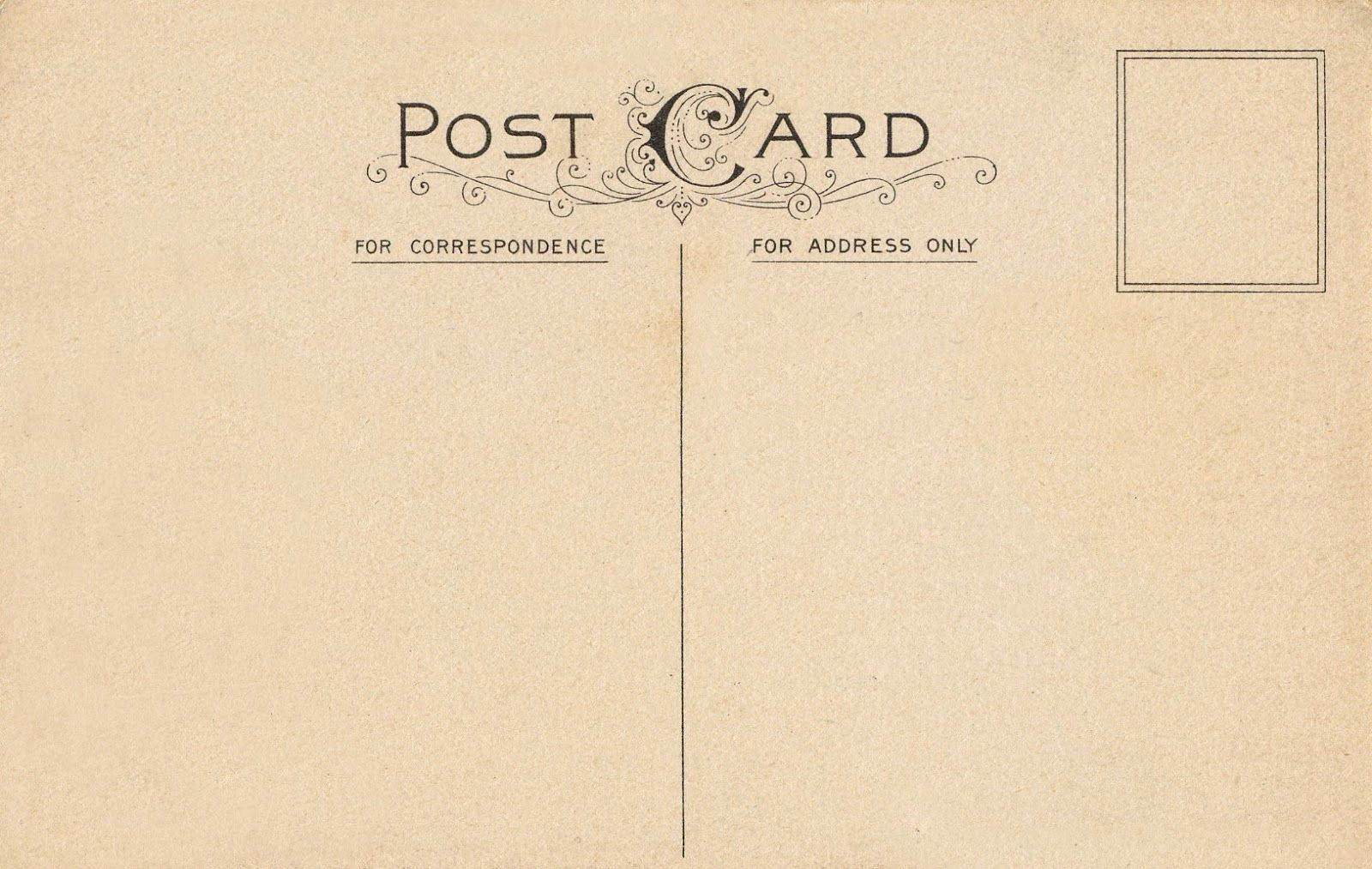 Free Printable Postcard Template Luxury 10 Best Of Vintage Postcard Templates Free Free