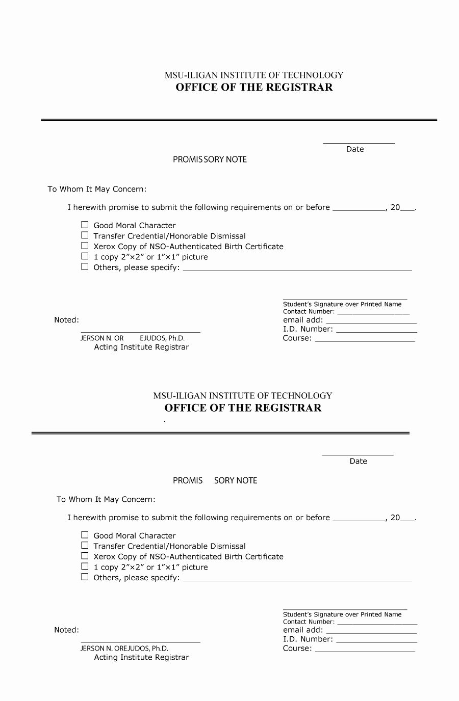 Free Printable Promissory Note Awesome 45 Free Promissory Note Templates &amp; forms [word &amp; Pdf