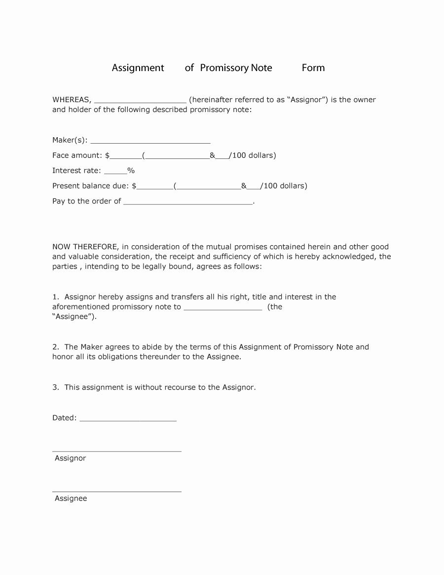 Free Printable Promissory Note Fresh 45 Free Promissory Note Templates &amp; forms [word &amp; Pdf]