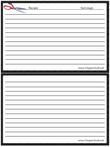 Free Printable Recipe Pages Lovely 40 Recipe Card Template and Free Printables – Tip Junkie